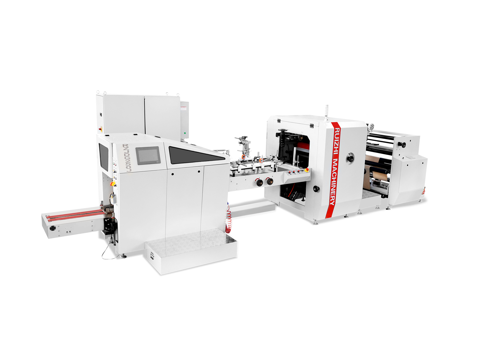 RZJD-G250J Fully Automatic High-Speed Flat Bottom Paper Bag Machine with Window: Leading the Food Packaging Industry Toward a Greener and More Sustainable Future