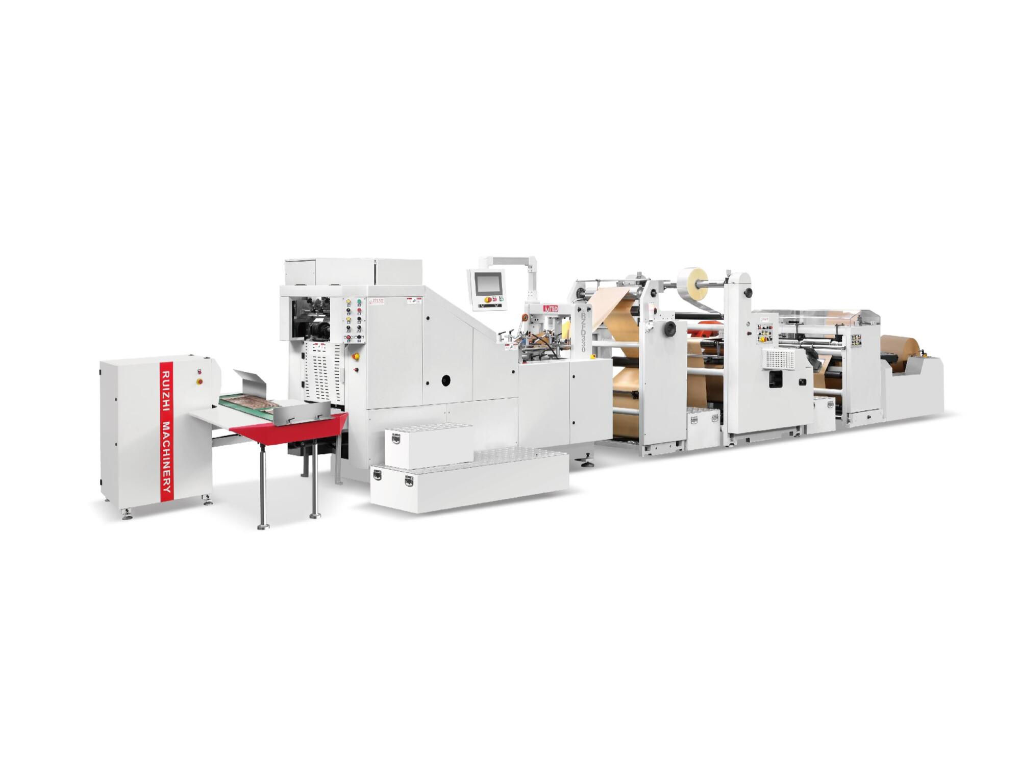 Inline Printing Bread Paper Bag Machine
