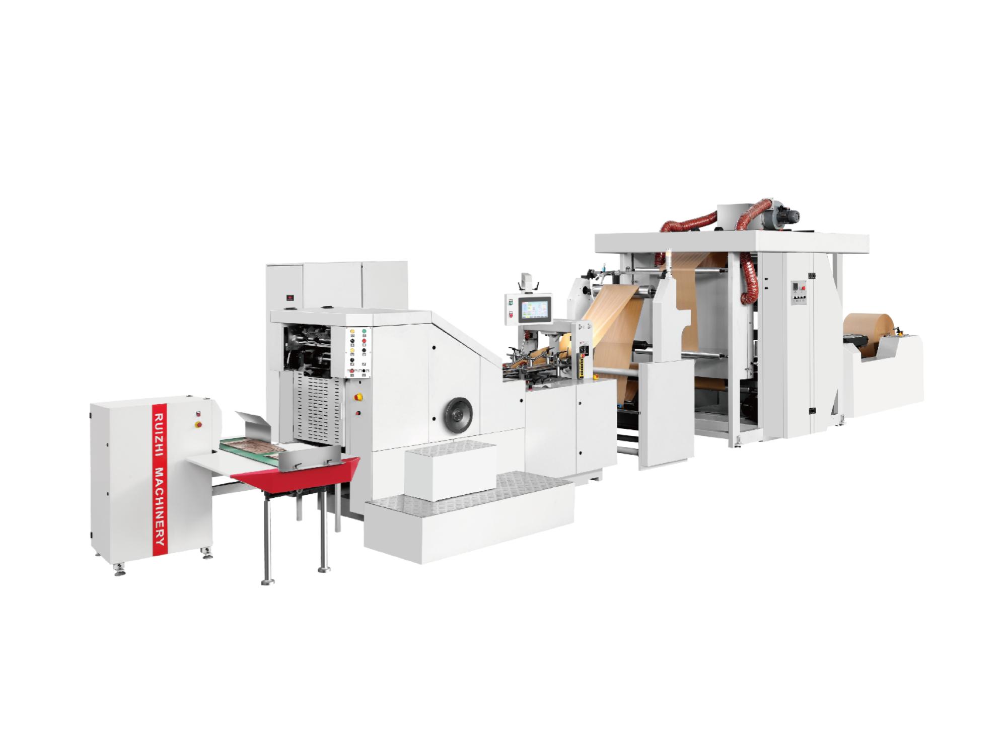 Fully Automatic Square Bottom Round Handle Paper Bag Machine