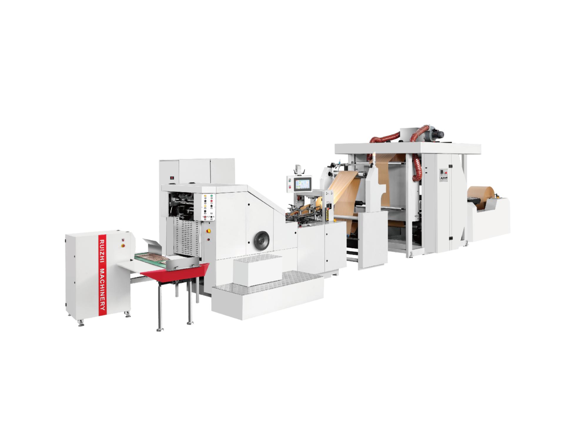 RZFD-450A Square Bottom Paper Bag Machine with Inline Printing – A Flexible Production Expert Combining Smart Operation and Application Versatility