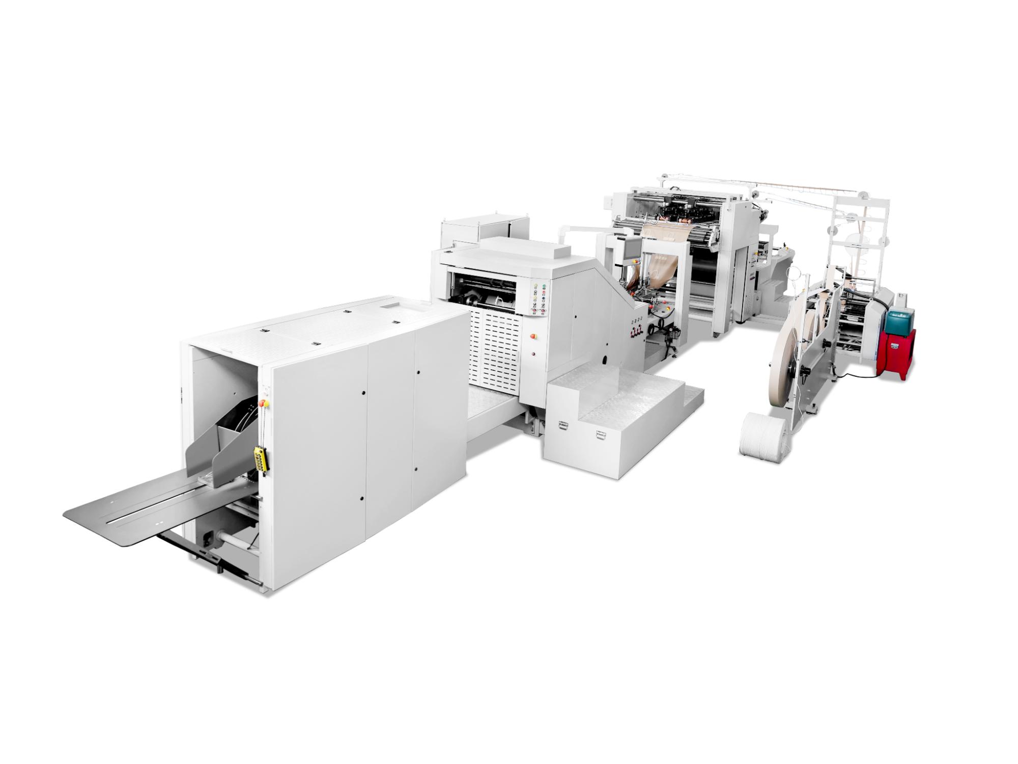 Round Rope Handle Square Bottom Paper Bag Machine